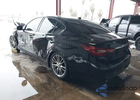 2018 Infiniti Q50 3.0T Luxe z USA, uszkodzony, nr VIN JN1EV7AP2JM357172